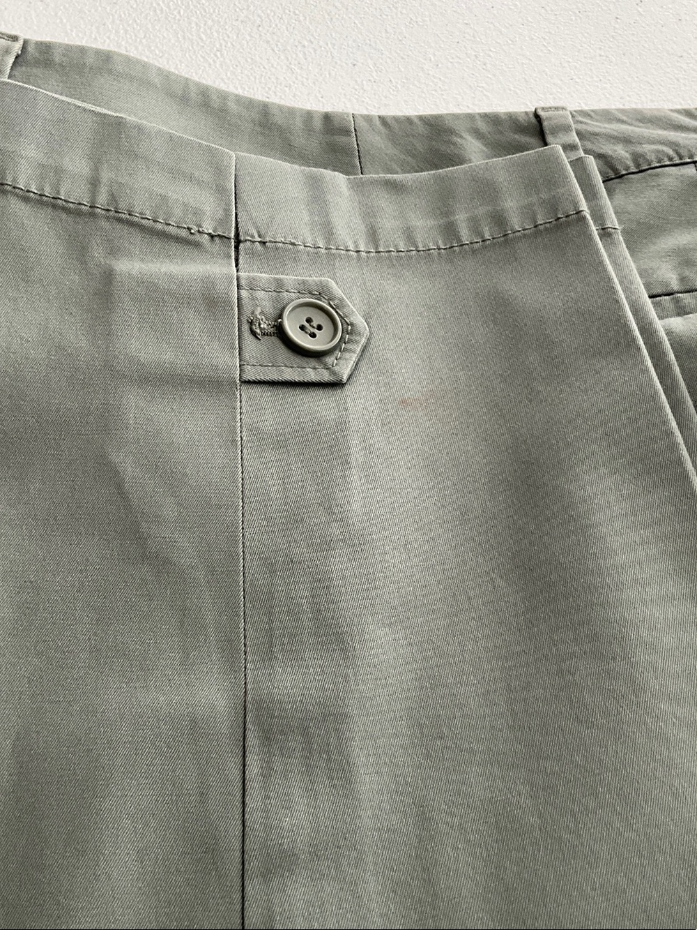 -Talbots Olive Green Perfect Crop Pants - Picture 7 of 7